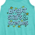 thumbnail image 2 of Instant Message - Bright Stars And Fireflies Graphic Sleeveless Aline Dress, 2 of 5