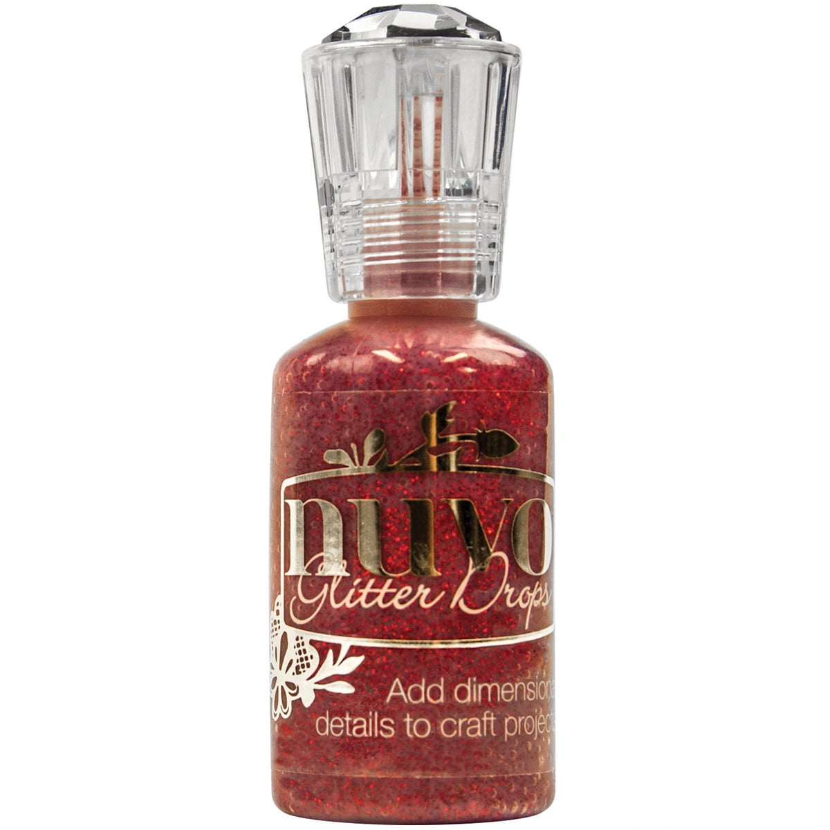 Nuvo Glitter Drops 1.1oz-Ruby Slipper