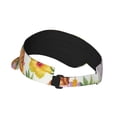 thumbnail image 3 of Kll Sport Sun Visor Hats Ball Caps Empty Top Baseball Sun Cap For Men Women-Hawaiian Pineapples, 3 of 8