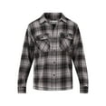 thumbnail image 5 of No Boundaries Men's & Big Men's Boxy Fit Flannel Shirt, Sizes XS-3XL, 5 of 5