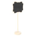 thumbnail image 2 of 10 Sets Plant Label Tag Sign Small Blackboard Message Board Garden Plants DecorationFlower Shape, 2 of 10