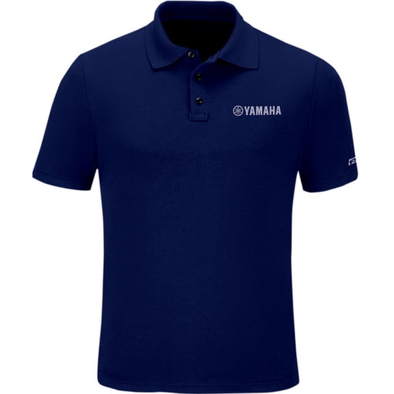 Factory Effex Yamaha Mens Short Sleeve Polo T-Shirt Navy LG