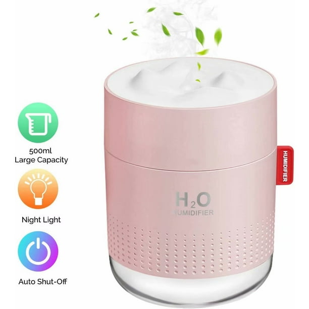 Humidifiers,Mini Small Humidifier For Bedroom, USB Cool Mist Humidifier For  Plants, Personal Portable Humidifier With Night Light For Baby, Office, Wh  - Yahoo Shopping