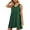 Green, variant on ALING Women's Summer Casual Loose Dress Beach Cover Up V Neck Sleeveless T-Shirt Swing Shift Dresses,Casual Holiday Dress Swimwear Swimsuit Cover Wrap ,5 Colors