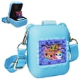 thumbnail image 1 of Funda de silicona XEGIMOR para mascotas digitales Bitzee con cordón azul, 1 of 7