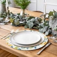 thumbnail image 6 of Round Placemats Eucalyptus Leaves 15 inch Set of 4 Table Mats for Dining Table Watercolor Plant Heat Resistant Non-Slip Kitchen & Home Decorative Place Mat Set, 6 of 8