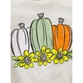 thumbnail image 5 of Newborn Girls Boys Sweatshirts Rompers 0 3 6 12 13 Thanksgiving Outfits Baby Pumpkin Floral Print Colorblock Long Sleeve Toddler Fall Bodysuits, 5 of 8