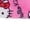 Pink, variant on Women’s Cartoon Hellokitty Flannel Pajama Set, Long Sleeve Top & Wide Leg Pants, Soft Loungewear for Halloween, Christmas Gift, Ladies Sleepwear