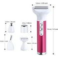 thumbnail image 3 of Razor for Women Removal for  Nose Hair Trimmer  Shavers Eyebrow  Armpit Bikini Area Pubic Underarms Painless  Portable 5 in 1 Womens Razors Set, 3 of 7