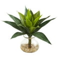 thumbnail image 1 of Nearly Natural 8651 Agave Succulent Artificial Plant in Glass Vase, 1 of 1