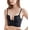 #416 Backless Black, variant on Exerin Women's Deep Plunge Bras Wireless Convertible Seamless Push Up Low Cut Bra(32D Beige)