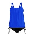 thumbnail image 4 of Traje de Baño de Dos Piezas para Mujeres Traje de Baño Conservador con Correa de Espalda Y Control Del Vientre, Conjuntos Cortos de Playa para Mujeres, 4 of 4