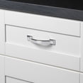 thumbnail image 3 of GlideRite 3 in. Center Arched Square Pulls Cabinet Hardware Handles, Polished Chrome, Pack of 25, 3 of 3