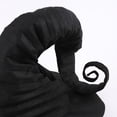 thumbnail image 6 of Certgust Witch Hat for Women Under $10 Womens Witch Hat Halloween Wide Brim with Layered Tulle Pearl Beads Ribbon Bow Costume Accessory Black, 6 of 7
