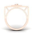 thumbnail image 2 of CARATS FOR YOU 1/2 Cttw White Natural Diamond Stackable Men's Rings In 14 Karat Rose Gold Plated (0.49 Carat, I-J Color, I2-I3 Clarity) Ring Size-8.5, 2 of 5