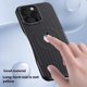 thumbnail image 4 of F0A For iPhone 16 Pro Max Case Compatible with MagSafe Carbon Fiber t4x Texture Leather Coated PC+Si, 4 of 5
