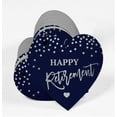 thumbnail image 3 of Inkdotpot 50 Pack Happy Retirement Favor Paper Tag Craft Real Silver Foil Hang Tag, 3 of 6