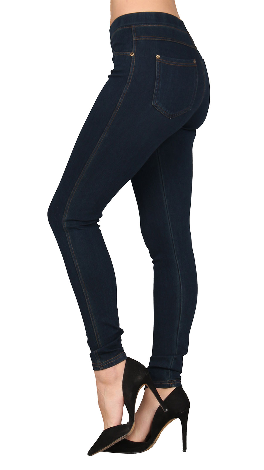 Lildy Women’s Real Denim Skinny Jean Jeggings, Stretchable Cotton Blend ...