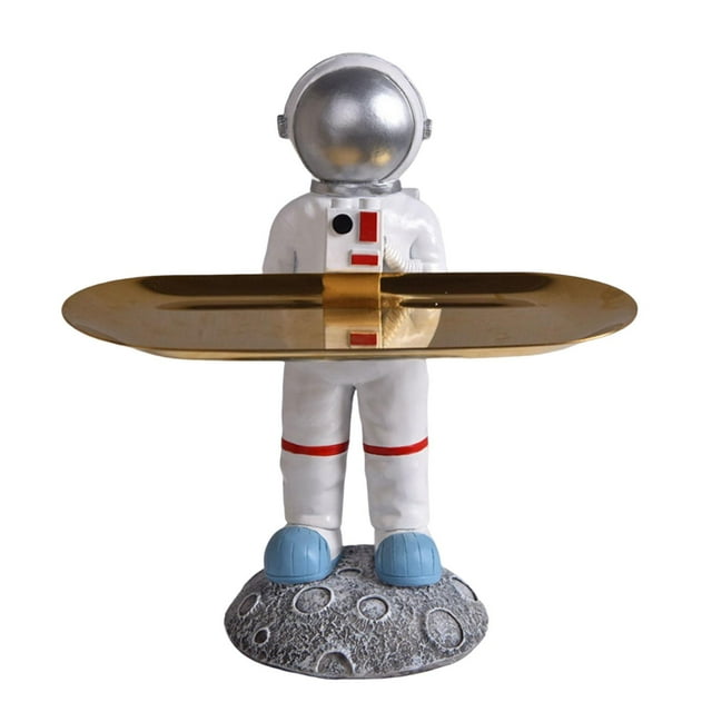 GROWTH TANK Creative Astronaut Statue Ornament Trinkets for Decoration P
