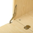 thumbnail image 6 of Pefilos 31" Double Cat Litter Box Enclosure, Litter Box Furniture Hidden with Flip-down Door, Indoor Cat House, Beige, 6 of 8