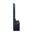 thumbnail image 5 of Sanit Birch Hawksbury Transitional Particle Board Black Hall Tree & Shoe Bench, 5 of 7