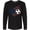 AB-Black, variant on Inktastic Soccer Ball, Net with American Flag Colors Long Sleeve T-Shirt