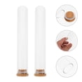 thumbnail image 3 of 2pcs Clear Flower Cover Tube Shaped Glass Cover Preserved Flower Covers, 3 of 8