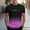 Hot Pink, variant on Wavsuf Plain T Shirts Men Short Tees Sleeve Elasticity Fashionable Tight Round Neck Undershirt T Shirt Purple Size M