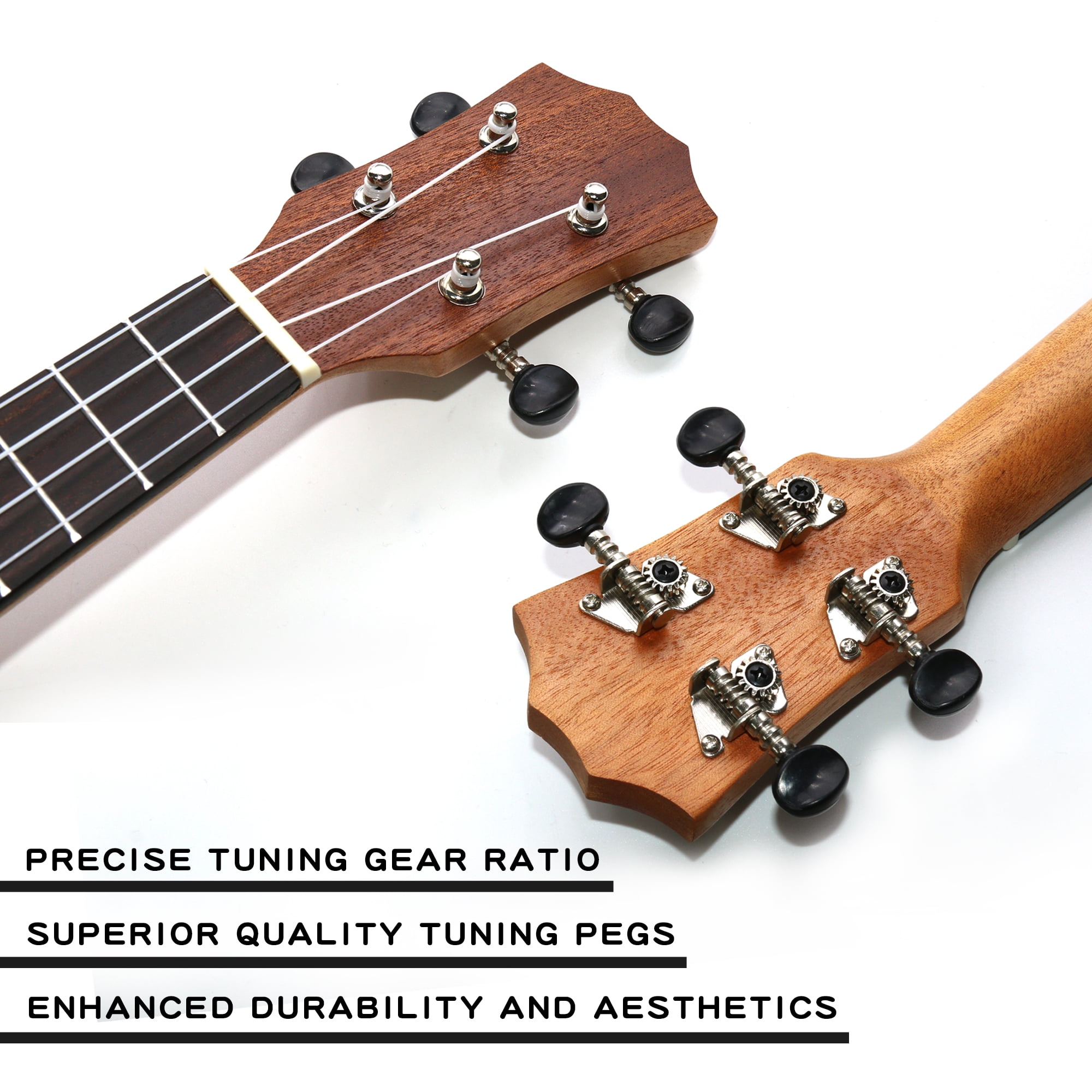 Likegreen 21" Ukulele for Beginner Kids with Free Gig Bag, High-Quality Wood