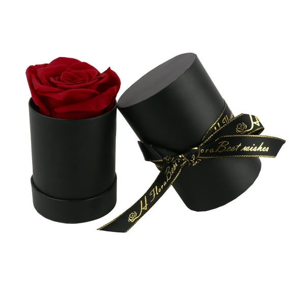 Eternal Flower,Mini Hug Bucket Preserved Small Flower Bucket Immortal Floral Arrangement Box Built for Precision