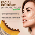 thumbnail image 4 of Facial contour lymphatic massage brush, lifts and firms, eliminates puffiness and double chin, promotes blood circulation, soft bristles, ergonomic wooden handle, portable design.(3PC), 4 of 8