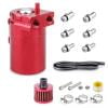 thumbnail image 3 of Auto Car Baffled Oil Catch Can Tank con filtro de aire Manguera Colector de combustible del vehículo JShteea Accesorios para autos y motos, 3 of 6