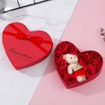 thumbnail image 3 of Bear Rose Gift Box, Valentine's Day, Birthday Gifts, Anniversary Wedding Gifts  - Red Valentine Gift Box - Best Gifts For Women, Husband And Wife Halloween，Thanksgiving And Christmas Gift, 3 of 6