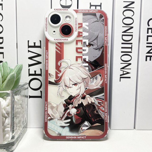 Genshin Impact Wanderer Funda Para Teléfono Compatible Con IPhone 13 Pro Max 12 11 7 8 Plus X XS Popular Patrón De Juego Angel Eyes Transparente Suave Silicona Protección Cubierta Carcasa