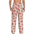 thumbnail image 7 of Salouo Crab Lobster 1 Print Pajama Pants for Men, Lounge Pants Elastic Waistband Casual Men's sleepwear Loungewear Sleep Pajama Pant -XX-Large, 7 of 7