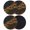 Brown, variant on Brown Marble Coasters Set of 4, Gold Abstract Vintage Modern Ombre Art Absorbent Coasters for Drinks, Coaster for Bar Office Dining Coffee Table Accessories Decor, Non Slip Round Desk Coaster