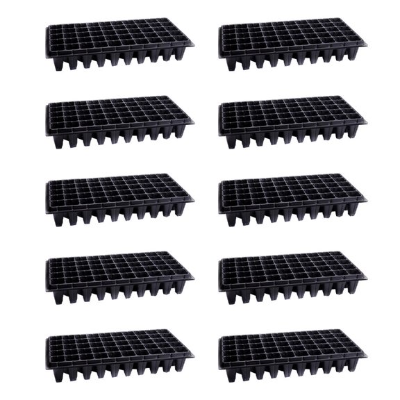 10Pcs 50 Cell Starter Planter Farmhouse Vegetable Plant Germination Trays