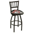thumbnail image 5 of Auburn 36 Inch L018 Black Wrinkle With Jailhouse Back Bar Stool, 5 of 7