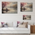 thumbnail image 4 of Designart "love Couple Landscape Serenity III" Romantic Landscape Print on Natural Pine Wood, 4 of 5