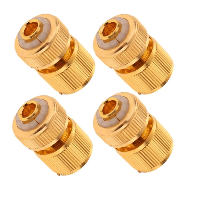 de jardín de 4 piezas, conector de latón de rápida, conector de de jardín, conectores de de agua de DYNWAVEMX Conector de grifo de manguera
