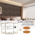 thumbnail image 5 of 4 Packs Acoustic Wall Panels - Self-Adhesive 3D Wood Slat Wall Panel- Peel and Stick Sound Absorbing Panels for Noise Reducing - Feature Wall Decor for Home & Office, 5 of 9