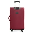 thumbnail image 3 of New York Xpress 32" Softside Large Checked Luggage Lightweight Expandable Suitcase with Spinner Wheels, Burgundy/Grey, WD8815, 3 of 12