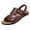 Brown, variant on Mens Newpage Outdoor Sport Sandal Shoe, Leather Sandals Men's Sandals