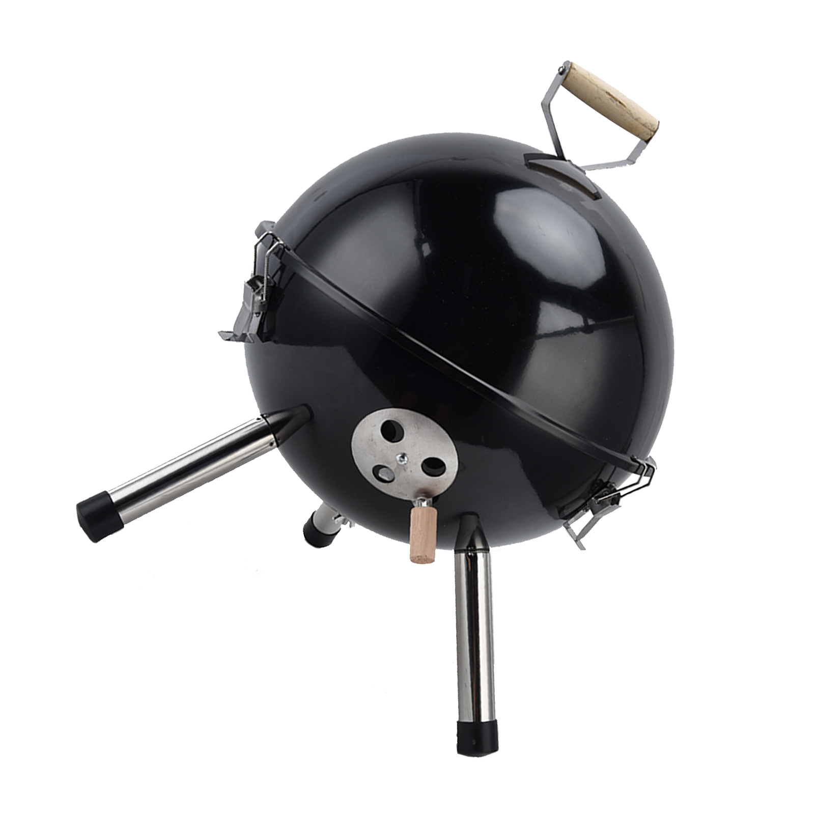 Jumbuck Black Portable Charcoal Grill Bbq