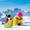 Green_New#259, variant on Qaailabf Kids Snow Sled Board 47x39cm Plastic Skiing Snowboard with Non-Slip Grooves and Sunken Seat for Children 4-14 Years Old, Winter Outdoor Snow Grass Sand Sliding Pad with Curved Handle