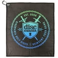 thumbnail image 2 of Discmania Shield & Swords Logo Waffle Disc Golf Towel w/ Carabiner [Print Color Will Vary], 2 of 2