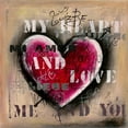 thumbnail image 2 of Mougin, Carine 15x15 Black Ornate Wood Framed with Double Matting Museum Art Print Titled - Me and You, 2 of 4