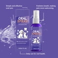 thumbnail image 5 of Pet Dog and Cat Breath Freshener Spray Refreshing And Mild Oral Hygiene Care Kit 30ml Bottle Dental Plaque Remover for Daily Home Use Travel Vet Visits Social Gatherings, 5 of 9