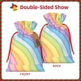 thumbnail image 4 of Multi-Size Linen Bundle Pocket Gift Bag Closing Method For Christmas Birthday Anniversary As A Gift Packaging Small Tie-Dye Pattern Rainbow Colors Tie-Dye Background_3, 4 of 8