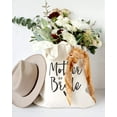 thumbnail image 5 of Mother of the Bride Wedding Cotton Canvas Tote Bag by The Cotton  Canvas Co., 5 of 6